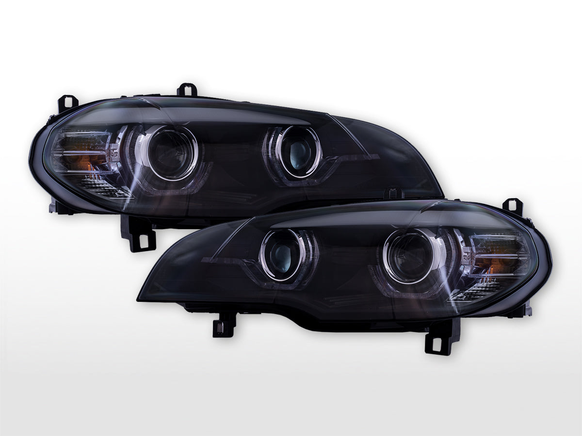 LED Scheinwerfer Set mit LED Tagfahrlicht und AFS-Chip BMW X5 E70 Bj. 08-13 schwarz für Rechtslenker LED Scheinwerfer Set mit LED Tagfahrlicht und AFS-Chip BMW X5 E70 Bj. 08-13 schwarz für Rechtslenker